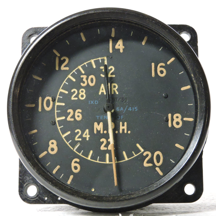 Airspeed Indicator 320 MPH Mk IXD Ref 6A/415 RAF