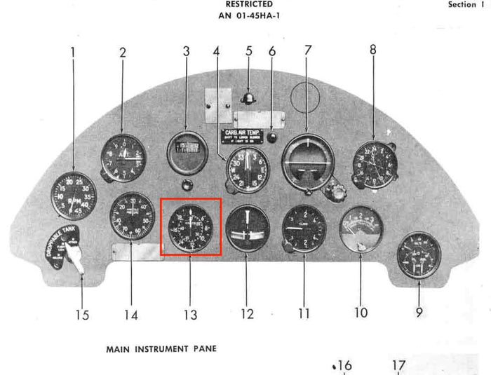 Airspeed Indicator, 430 Knots, US Navy