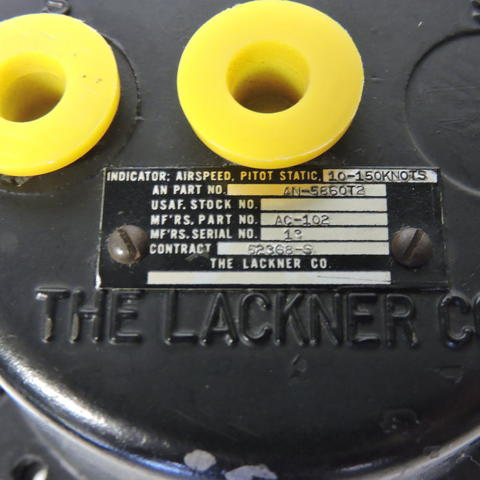Airspeed Indicator AN-5860T2 Piasecki & Sikorsky Helicopters