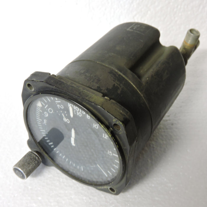 Airspeed / Mach Speed Indicator, 80-850 Knots, 0.4-2.5 Mach, F-8 Crusader