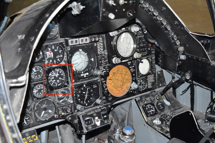 Airspeed / Mach Speed Indicator,  A-7E Corsair II