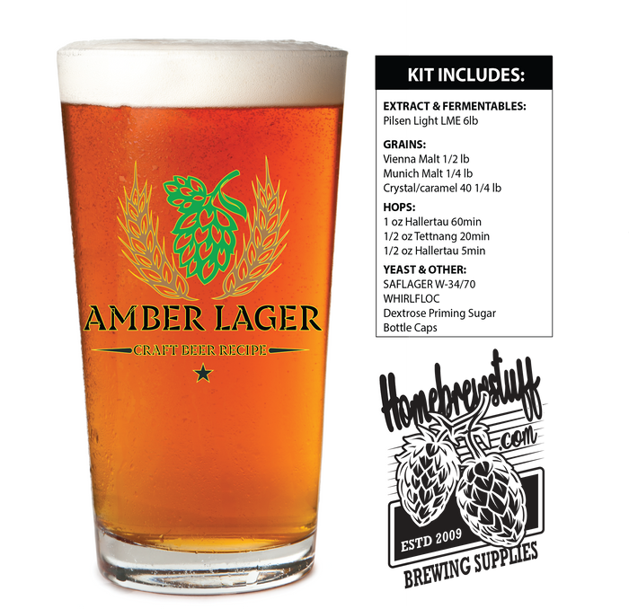 Amber Lager 5 Gallon Recipe Kit
