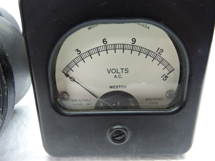 Ammeters, Voltmeters, Lot of 6, Volts, Amps, Microamps, & Milliamps, Weston, Triplett