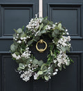 Artificial Eucalyptus & White Berries Wreath