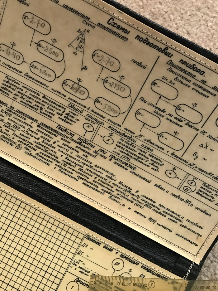 Artillery Firing Calculator, USSR, 1944