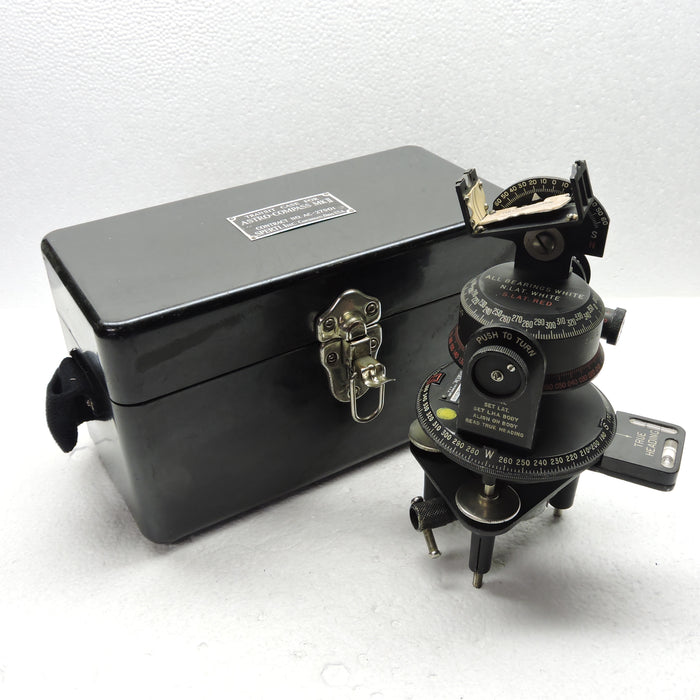 Astro Compass, Mk II, and Case, Sperti