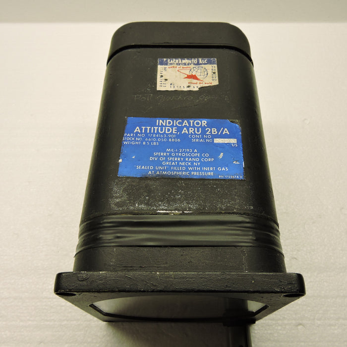 Attitude Indicator, ARU 2B/A, US Air Force