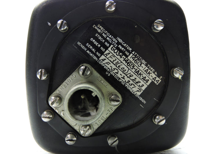 Attitude Indicator, Type MF-2 Bendix USAF SMAMA