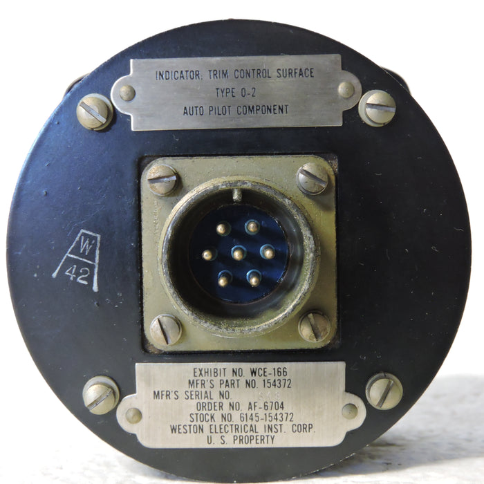 Autopilot Trim Position Indicator, USAF E-4 System,, C-130, 154372