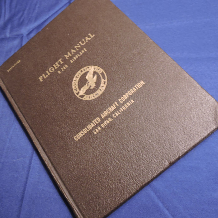 B-24D Liberator Flight Manual 1942