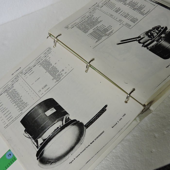 B-29 Superfortress Central Fire Control Parts List AN 11-70AA-29, Photocopy