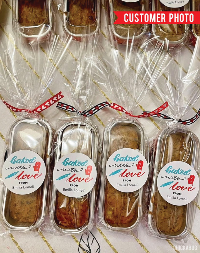 "Baked With Love" Stickers