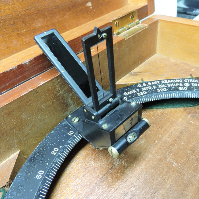 Bearing Circle, US Navy, Mk I Mod 2, 1943, in Wooden Case
