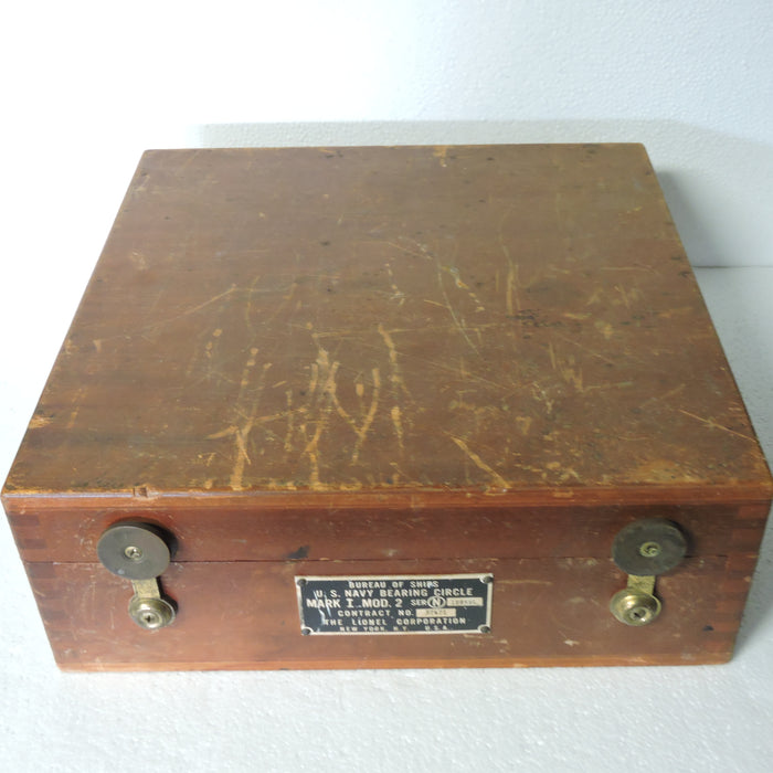 Bearing Circle, US Navy, Mk I Mod 2, 1943, in Wooden Case