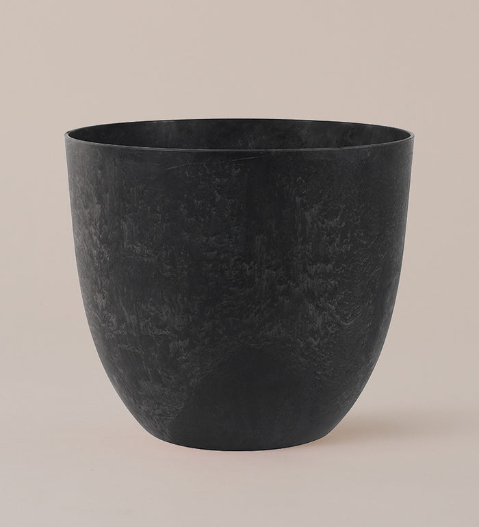 Black Artstone Pot 45cm