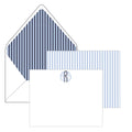 blue circle monogram | stationery gift set