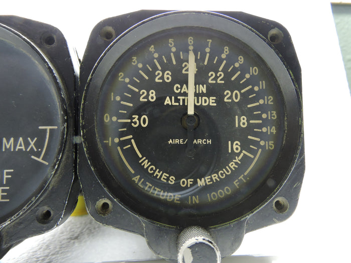 Cabin Altitude/Pressurization Selector