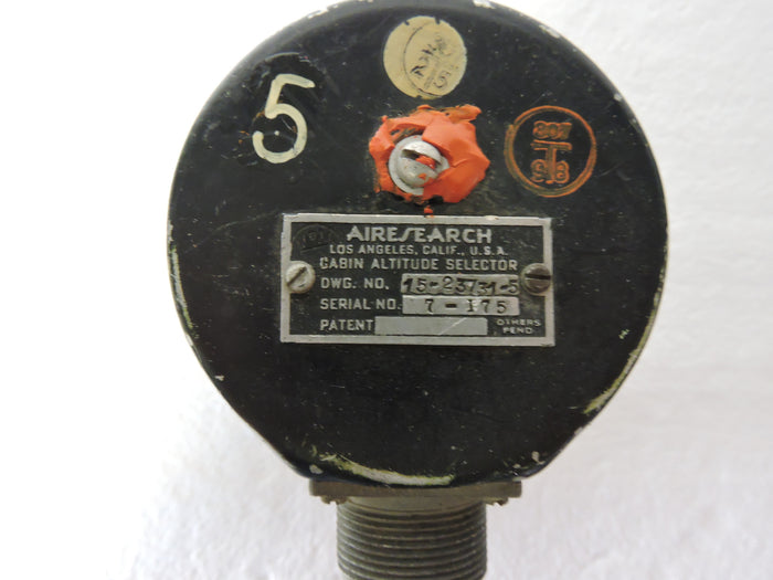 Cabin Altitude/Pressurization Selector