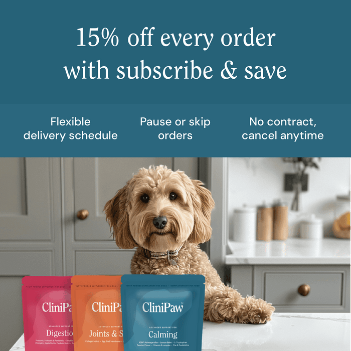 CliniPaw subscribe & save benefits to customers