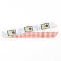 Camile Skinny Scarf -Sardine Print