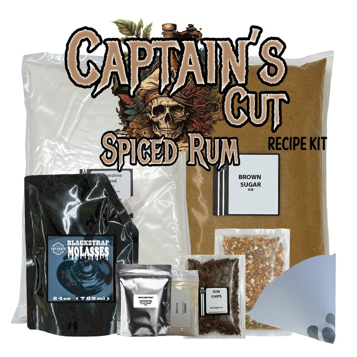 CAPTAIN'S CUT Spiced Rum Fermentation Kit, 5 Gallon