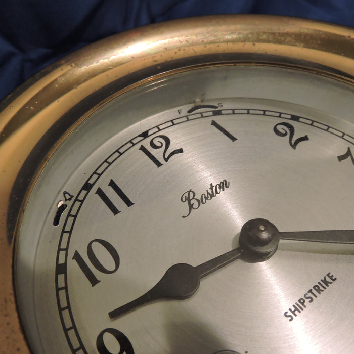 Chelsea Boston Shipstrike Mechanical Ships Clock
