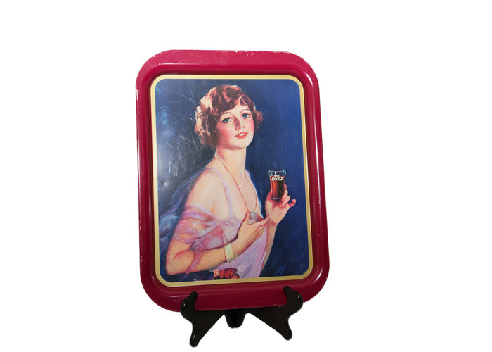 Coca-Cola 1927 Calendar Girl Drink Tray