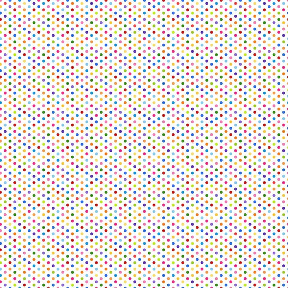 Color Play - Small Dots - White Multi 24912-10