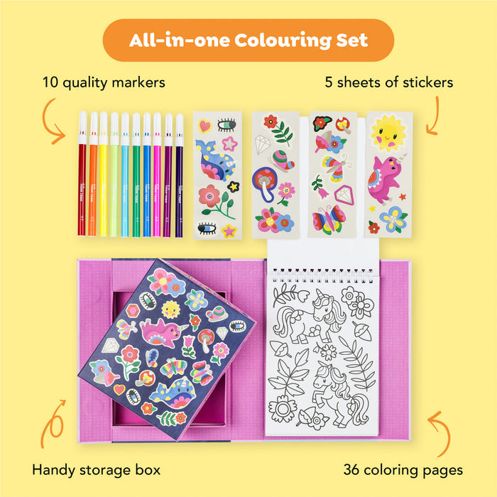Coloring Set -Magical Creatures