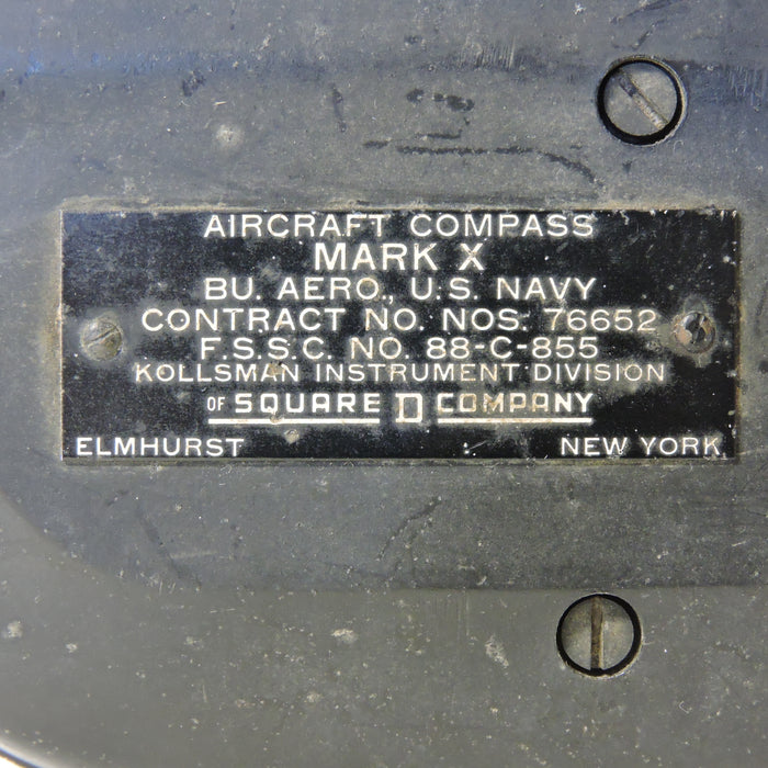 Compass, Direct Reading Magnetic, US Navy Mark X