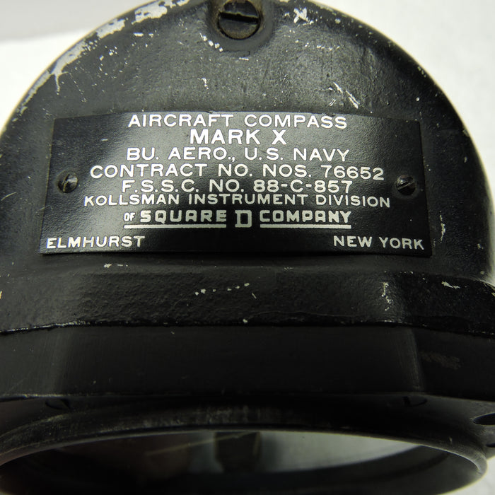 Compass, F-4F Wildcat, 45 deg Angle, US Navy Mark X