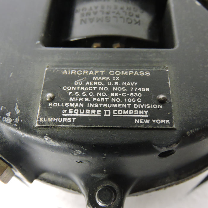 Compass, Magnetic Direct Reading, US Navy Mark IX