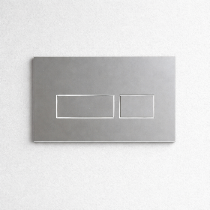 Concealed Tank Button Grey - Flush Plate Grey Pakistan - Aqua Bath