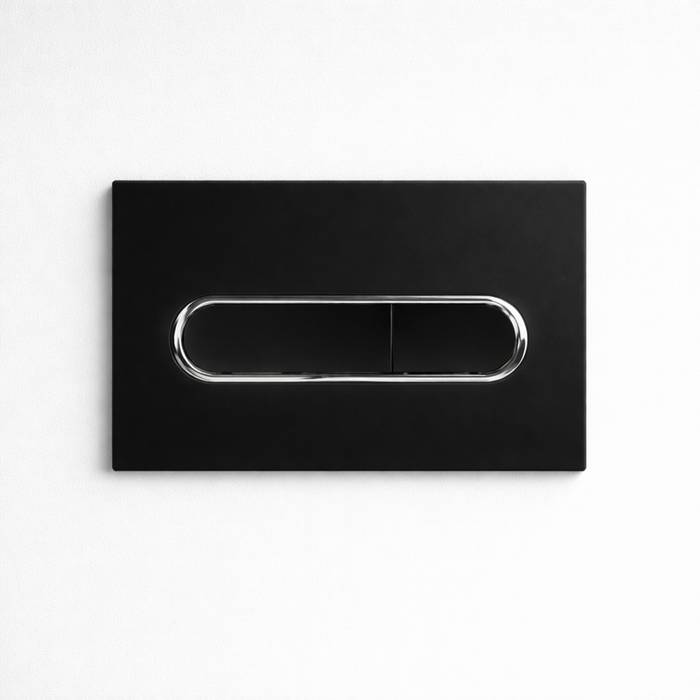 Concealed Tank Button Black TB-3 - Matte Black Flush Button Pakistan - Aqua Bath