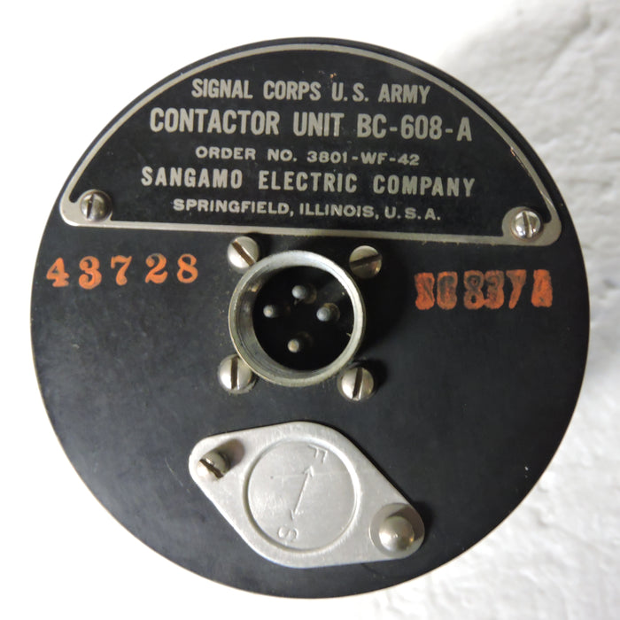 Contactor Unit BC-608-A of RC-96A System Pipsqueak NOS