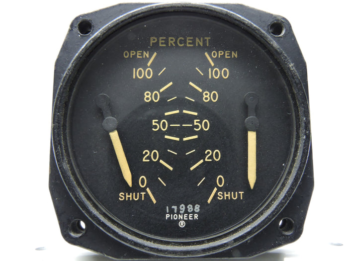 Cowl Flap Position Indicator, Bendix Magnesyn, C-121 Lockheed Constellation