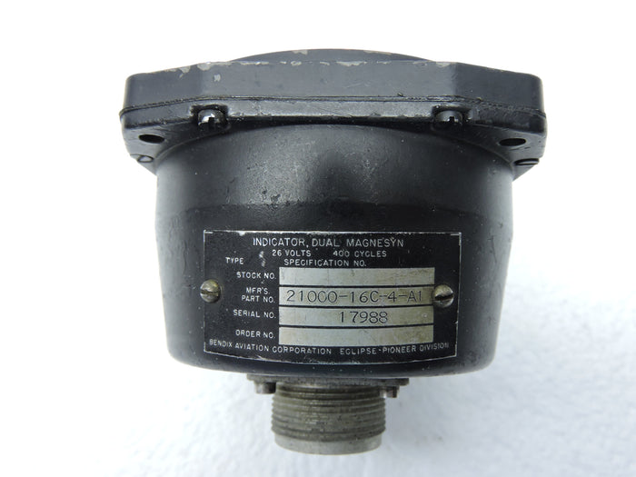 Cowl Flap Position Indicator, Bendix Magnesyn, C-121 Lockheed Constellation