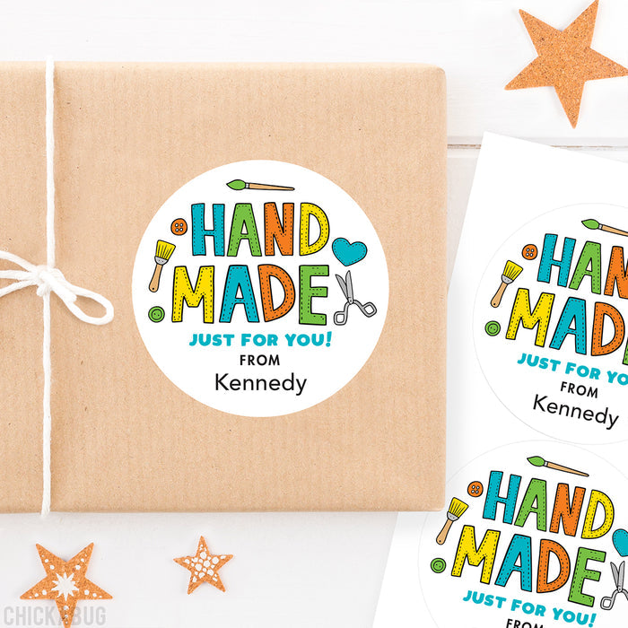 Crafty "Hand Made" Stickers