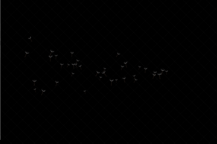 Dandelions animated overlays
