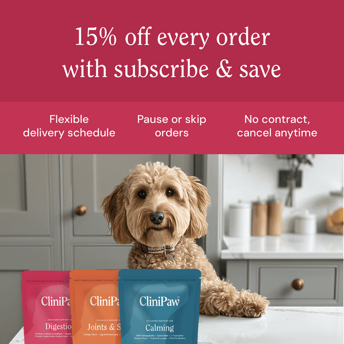 CliniPaw subscribe & save benefits to customers