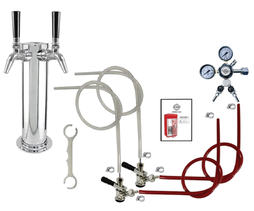 Double Tower Deluxe Kit With Intertap Faucets