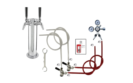Double Tower Deluxe Kit With Intertap Faucets