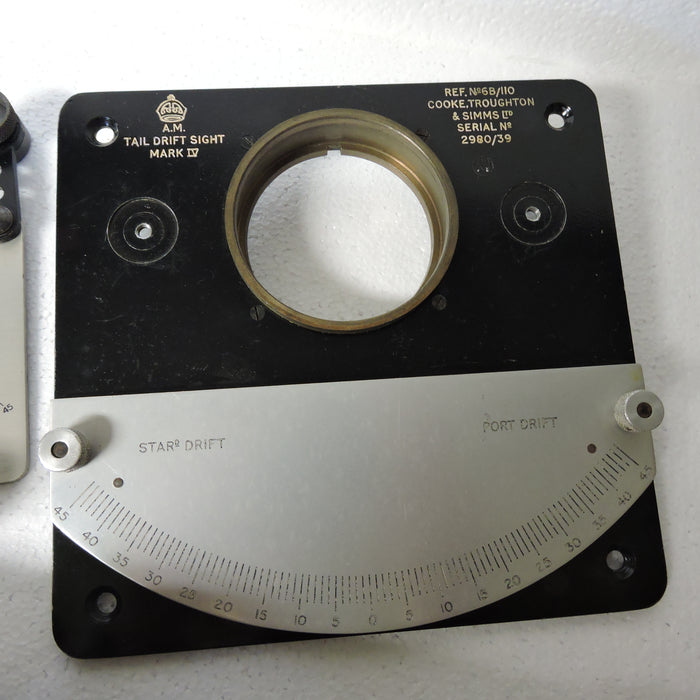 Drift Sight, Tail, RAF Mk IV Kit Ref No 6B/110, 1939