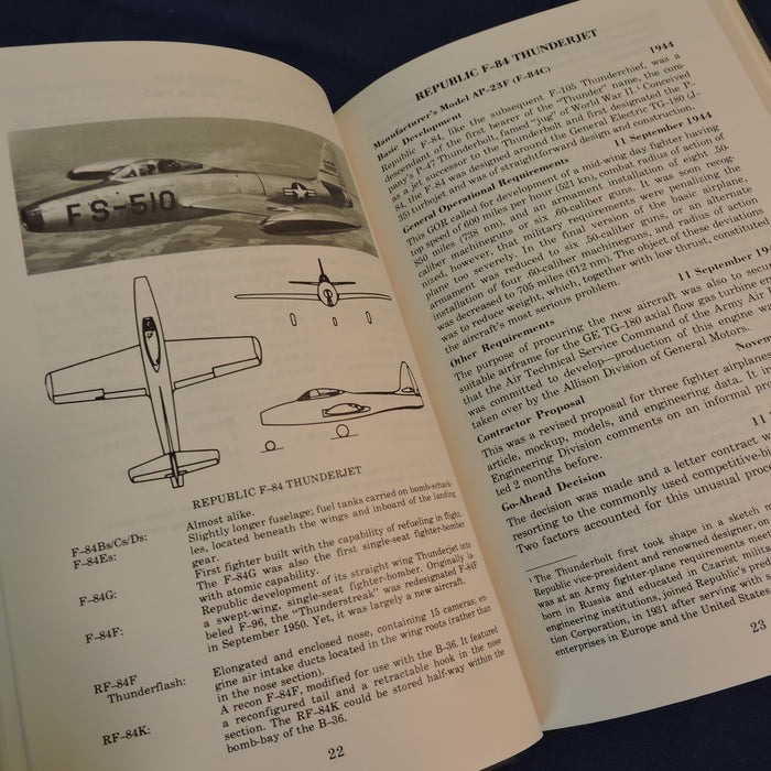 Encyclopedia of US Air Force Aircraft and Missile Systems, Vol I Post WWII Fighters