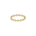 enewton Classic Gold 2.5mm Beaded Disc Ring