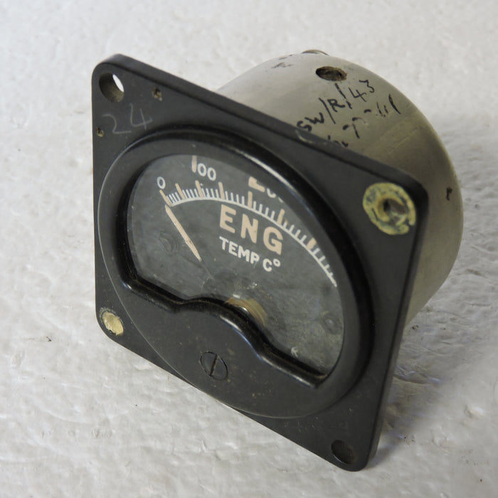 Engine Temperature Indicator, 0-350deg C, Mk I, 6A/620 RAF Air Ministry
