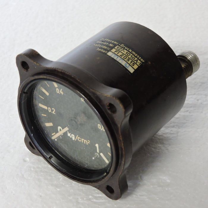 Exhaust Pressure Differential Gauge, Fl20515, Luftwaffe