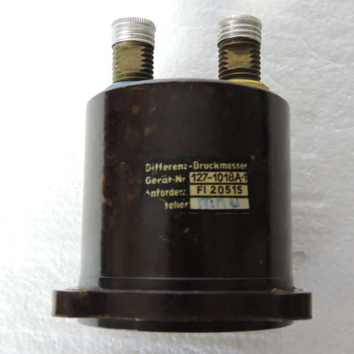 Exhaust Pressure Differential Gauge, Fl20515, Luftwaffe
