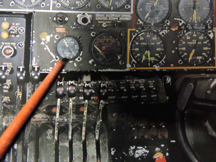 Flap Position Indicator B-24 Liberator, PB4Y Privateer, WWII GE DJ11