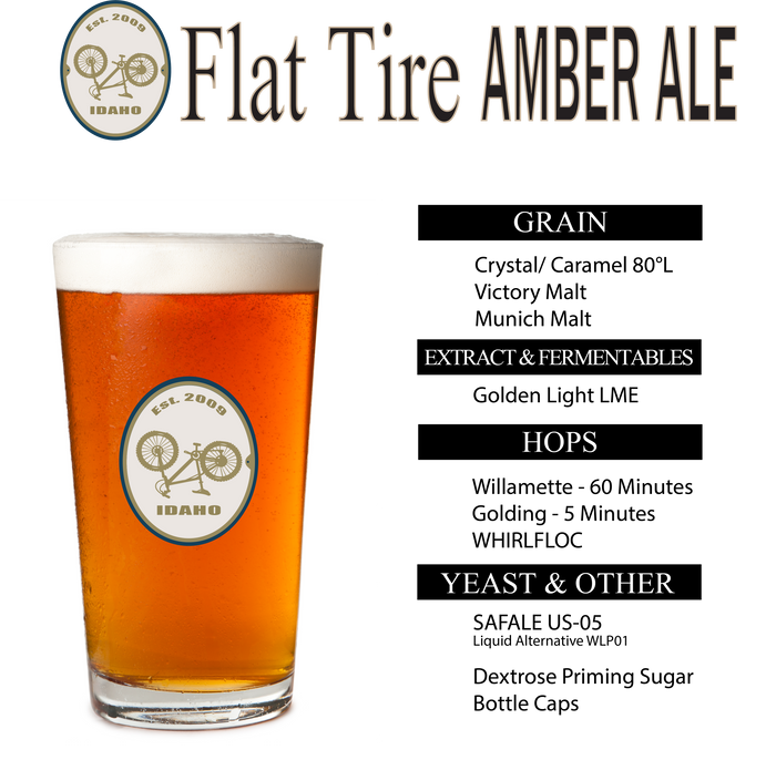 Flat Tire Amber Ale Recipe Kit